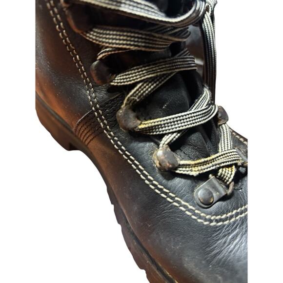 Vintage Standard Limmer Hiking Boots Men’s Size 7.5 Handmade Leather Trail Boots main image 4